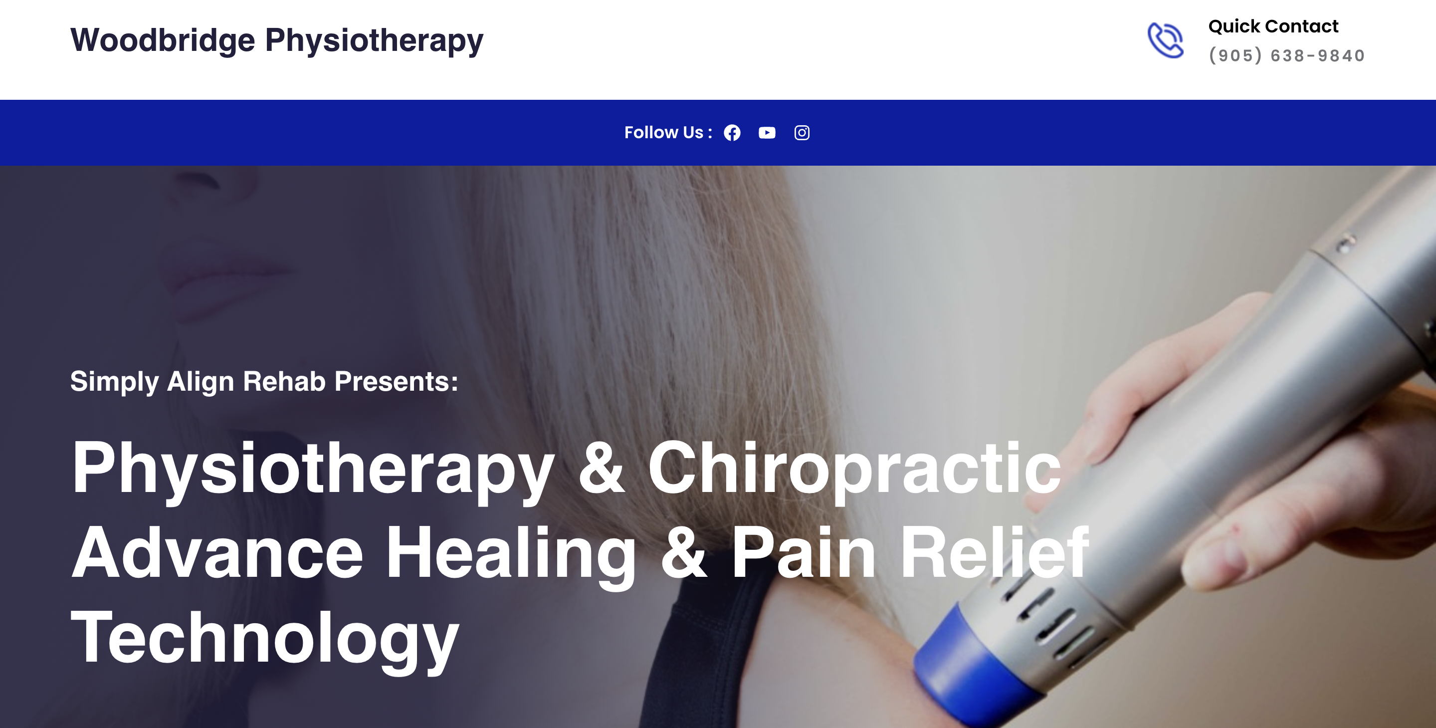 Woodbridge Physiotherapy Website Design