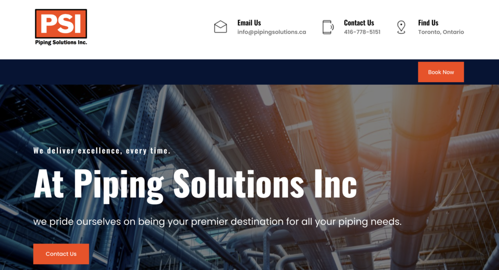 Piping Solutions Website