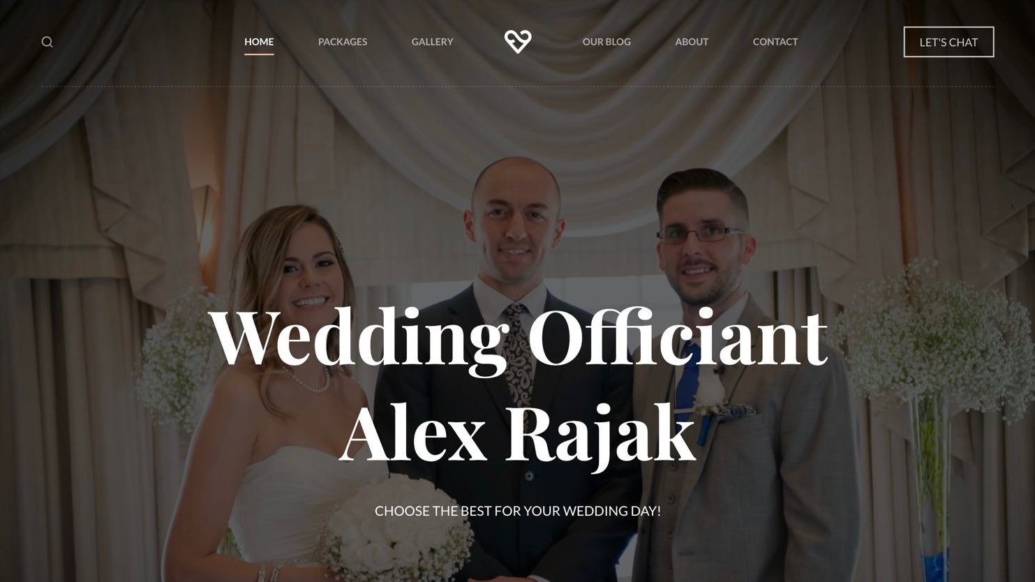 Wedding Heaven Website Design
