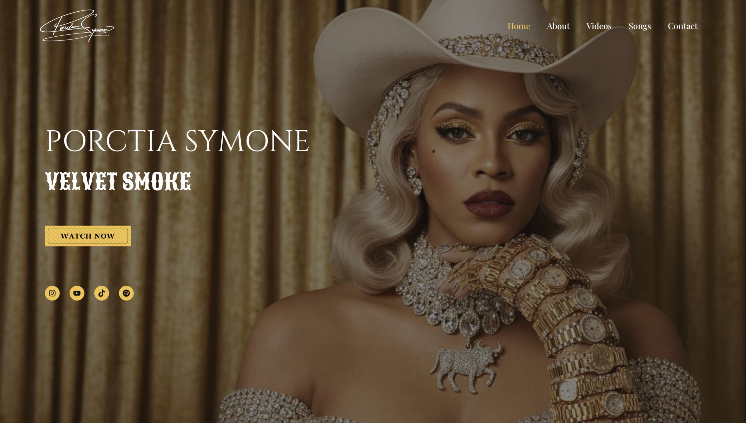 Porctia Symone Website Design Portfolio